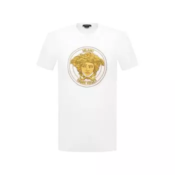 Хлопковая футболка Versace