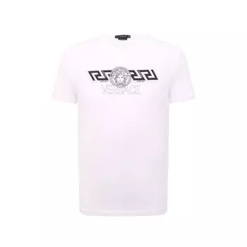 Хлопковая футболка Versace