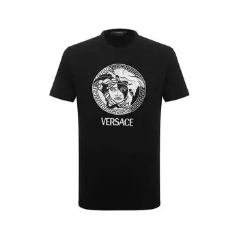 Хлопковая футболка Versace