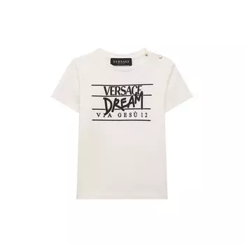 Хлопковая футболка Versace