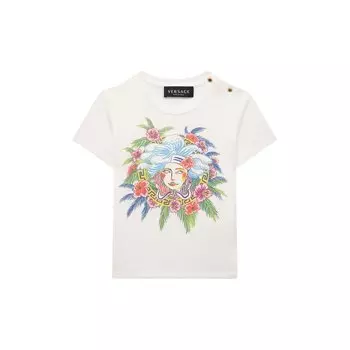 Хлопковая футболка Versace