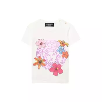 Хлопковая футболка Versace