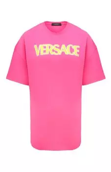 Хлопковая футболка Versace