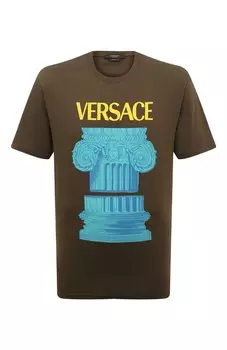 Хлопковая футболка Versace