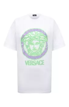 Хлопковая футболка Versace