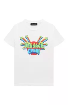 Хлопковая футболка Versace