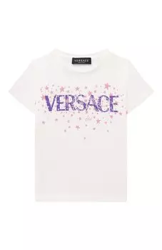 Хлопковая футболка Versace