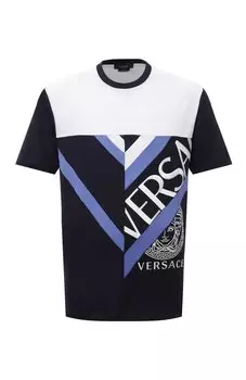 Хлопковая футболка Versace