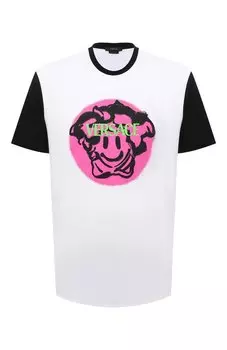 Хлопковая футболка Versace