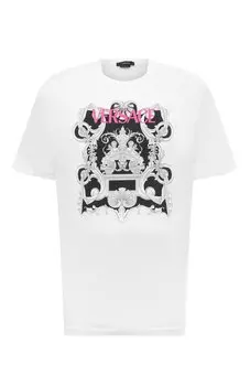 Хлопковая футболка Versace