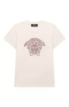 Хлопковая футболка Versace