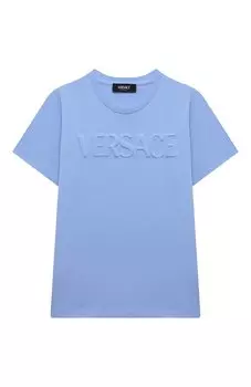 Хлопковая футболка Versace
