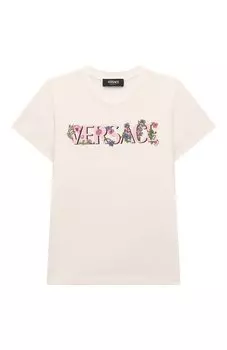 Хлопковая футболка Versace