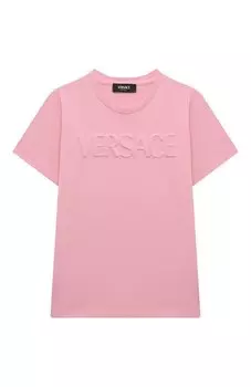 Хлопковая футболка Versace