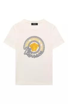 Хлопковая футболка Versace