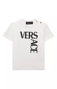 Хлопковая футболка Versace