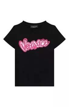 Хлопковая футболка Versace