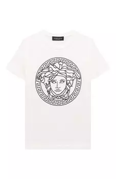 Хлопковая футболка Versace
