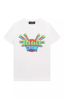 Хлопковая футболка Versace