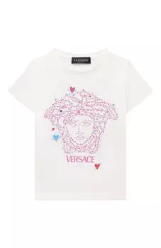 Хлопковая футболка Versace