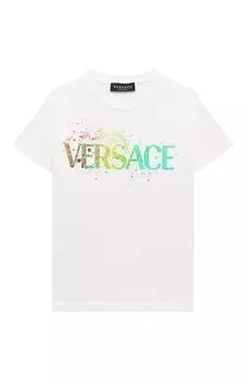 Хлопковая футболка Versace