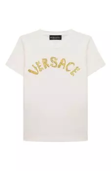 Хлопковая футболка Versace