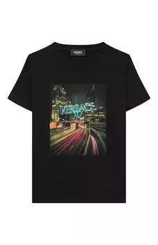 Хлопковая футболка Versace