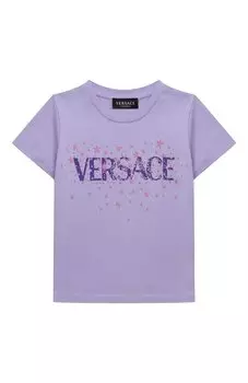 Хлопковая футболка Versace