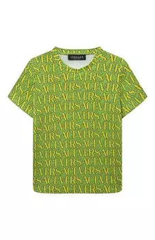 Хлопковая футболка Versace