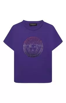 Хлопковая футболка Versace