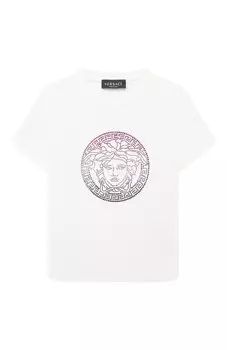 Хлопковая футболка Versace