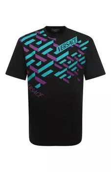 Хлопковая футболка Versace