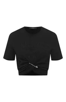 Хлопковая футболка Versace