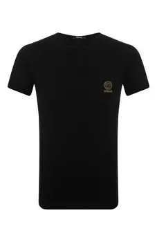 Хлопковая футболка Versace