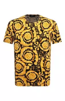 Хлопковая футболка Versace