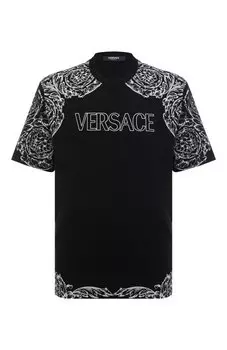 Хлопковая футболка Versace