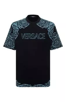 Хлопковая футболка Versace
