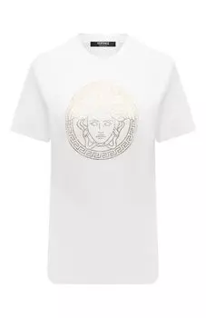 Хлопковая футболка Versace