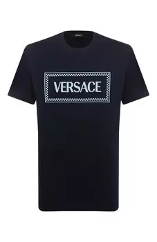 Хлопковая футболка Versace