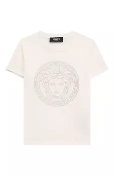 Хлопковая футболка Versace