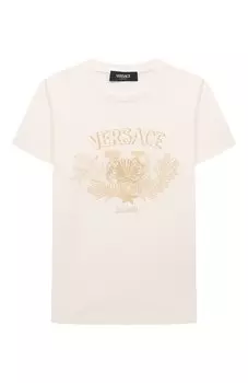 Хлопковая футболка Versace