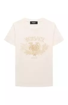 Хлопковая футболка Versace