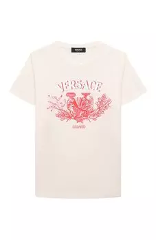 Хлопковая футболка Versace