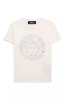 Хлопковая футболка Versace
