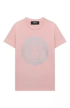 Хлопковая футболка Versace