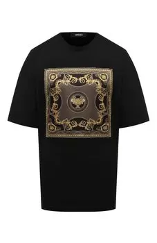 Хлопковая футболка Versace