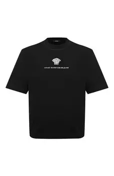 Хлопковая футболка Versace