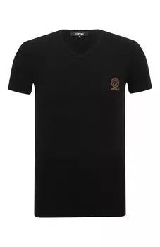 Хлопковая футболка Versace