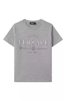 Хлопковая футболка Versace