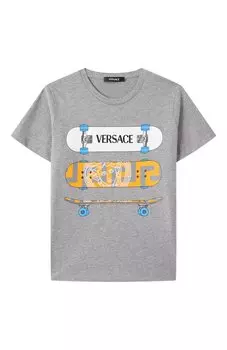 Хлопковая футболка Versace